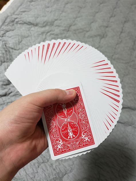 It just seems like there. Any tips for my card fan? : cardistry