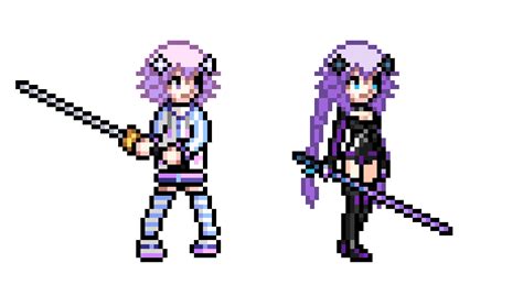 Jump Ultimate Stars Sprite Neptune Neptunia 1 Rgamindustri