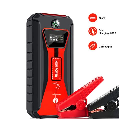 We'll explain how they work, what to look for in a jump starter, and how to find the best one for your camping trip. 88000mAh Car Jump Starter 12v power bank Portable Car Charger Multi function Start Jumper ...
