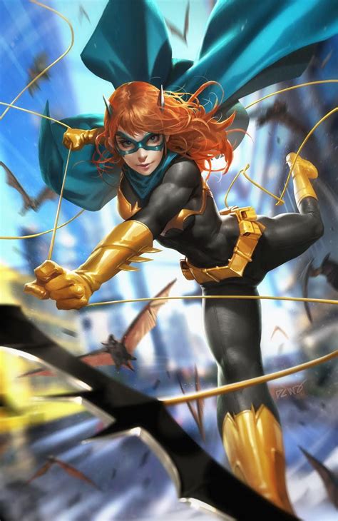 Batgirl 32 Textless Variant Cover By Derrick Chew Dccomics Batgirl