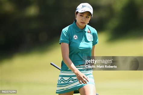 Momoka Miura Of Japan Reacts After Her Second Shot On The 2nd Hole
