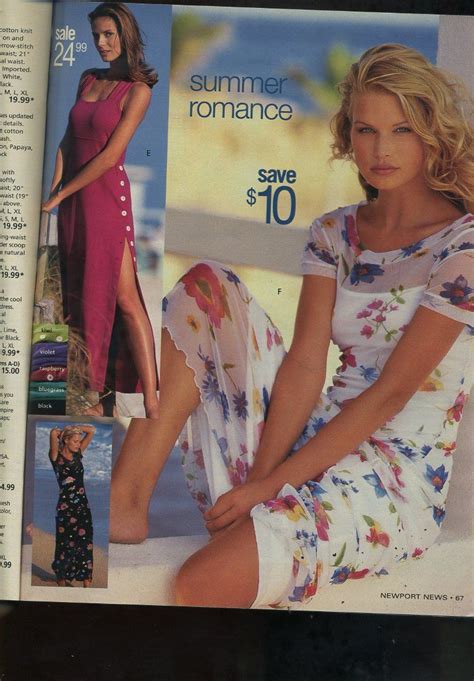 Yamila Diaz Summer Sale 1999 Newport News Catalog Vg Marisa Miller On