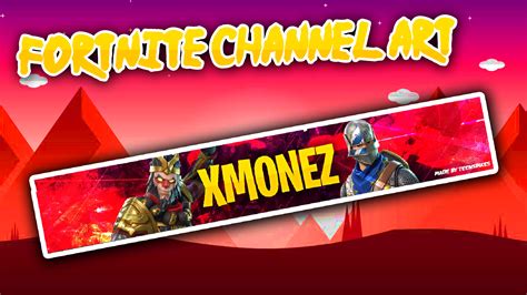 Fortnite Channel Art Template By Mahathirmt Free Download On Toneden
