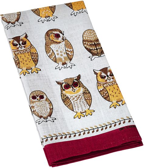 Ulster Weavers Owls Arrived Linen Tea Towel Everything Else