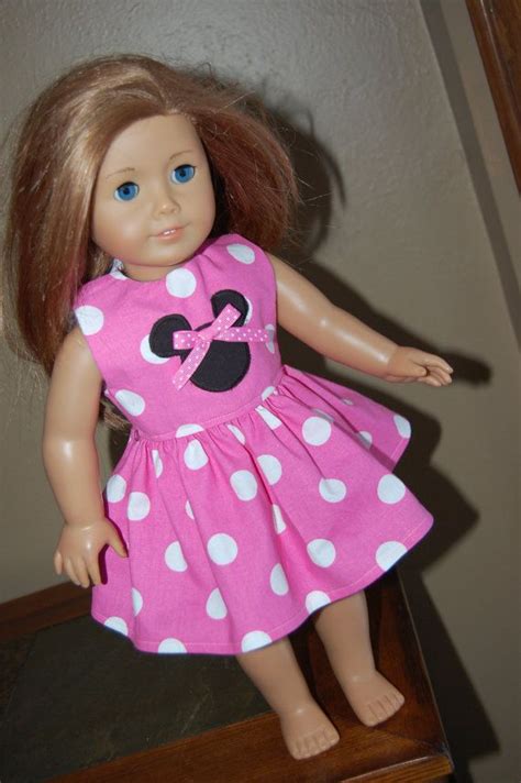 american girl 18 doll minnie mouse disney dress etsy doll clothes american girl american