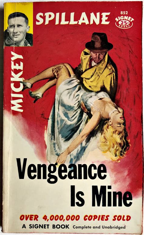 Vengeance Is Mine Mike Hammer 3 By Mickey Spillane 1957 Signet