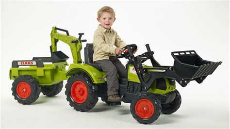 Wielki Traktor Claas Arion Koparka Dla Dzieci Na Pedały Przyczepa
