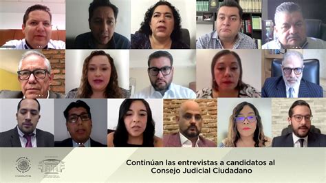 Contin An Las Entrevistas A Candidatos Al Consejo Judicial Ciudadano