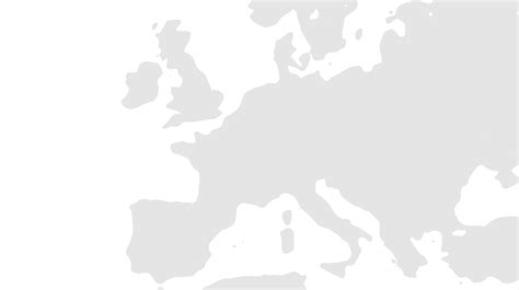 Map Of Europe Grey 88 World Maps