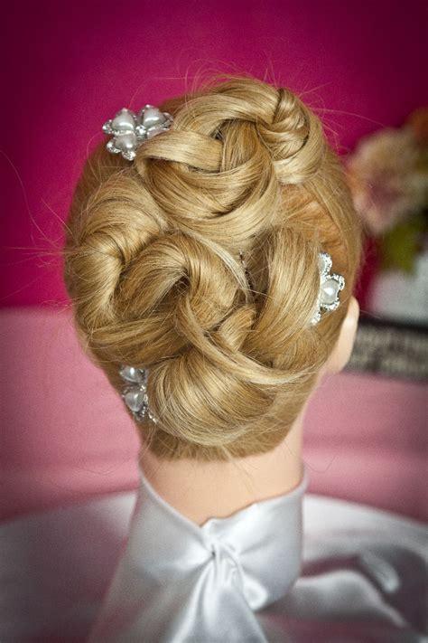 Perhaps one of the most fun types of women's hairstyles is a dyed hairstyle. Pin by HairsbyChristine Frank on Do It Yourself Updos | Short hair updo, Beautiful long hair ...