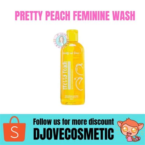 Original Mg Pretty Peach Feminine Wash By Beauty And Graces 150ml Cod