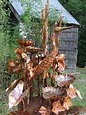 Ginger Five copper heron fountain | Water fountains outdoor, Fountains ...
