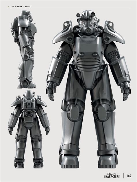Fallout 4 Concept T 45 Power Armor Fallout Power Armor Fallout 4