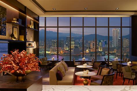 Grand Hyatt Hong Kongs Grand Club Lounge Reinvented By Bar Studio