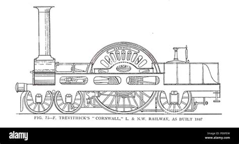 English Locomotive Cornwall As Built In 1847 Encategorysteam