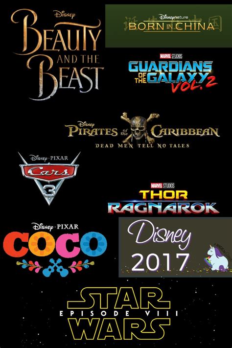 2017 List Of Disney Movies With Trailers And Photos