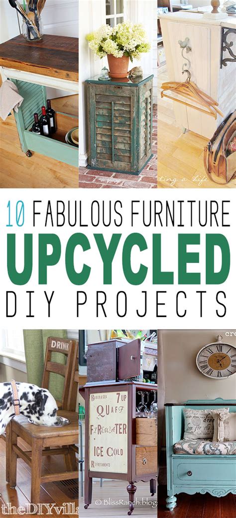 10 Fabulous Furniture Upcycled Diy Projects The Cottage Market