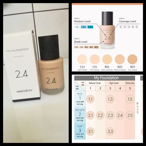 3.5/5 (will be etude house double lasting foundation spf 34 pa++ (n04 neutral beige) coverage: Eladó: Innisfree My Foundation