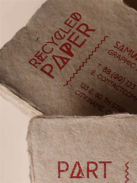 Printed on our high quality 350gsm recycled uncoated paper. Recycled Paper Business Card - Duncan Memorial United ...
