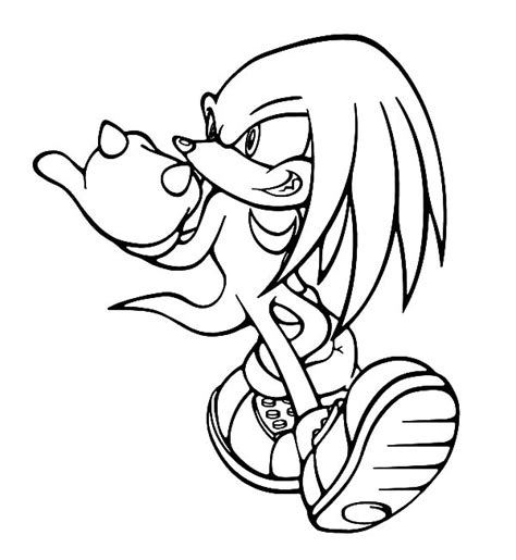 124k.) this cute knuckles the echidna coloring pages for individual and noncommercial use only, the copyright belongs to their respective creatures or owners. Emerald Coloring Page at GetColorings.com | Free printable ...