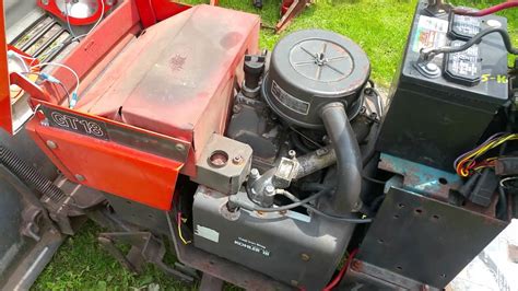 My Ariens Garden Tractor Gt18 931033 54 Snow Plow And 48 Sno Thro