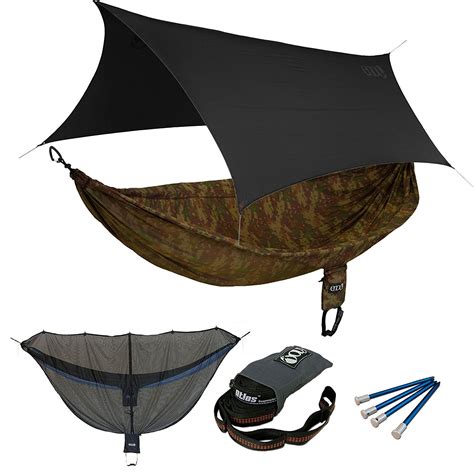 1.5 week lead time if ordered on it's own. ENO SingleNest OneLink Sleep System - CamoNest Camo Hammock With Black Profly *** Wow! I love ...