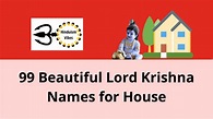 99 House Names Related to Lord Krishna for Hindus