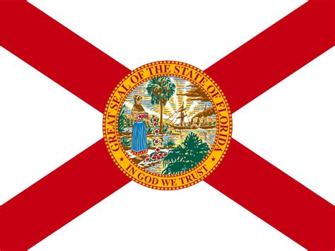 State Flag Of Florida Usa American Images