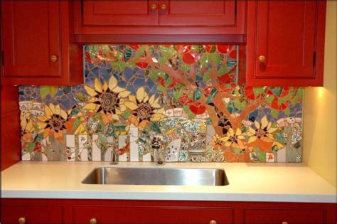 Gleaming Mosaic Kitchen Backsplash Designs Decoist