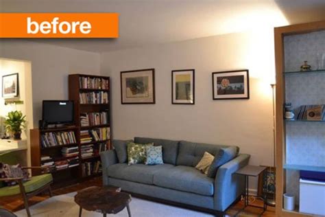 Before And After Micaelas Revamped Living Room Apartment Therapy