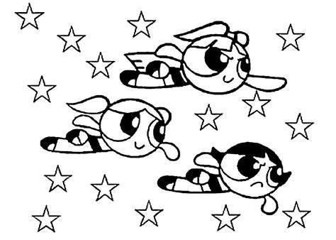 Coloring Page For Girls Powerpuff Girl Free Coloring Home