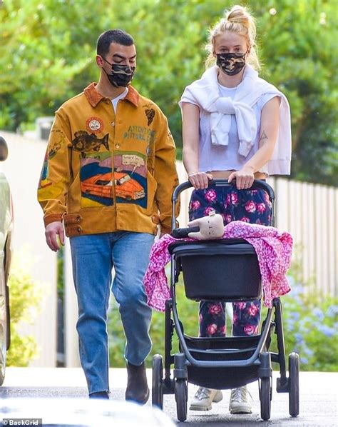Joe Jonas And Sophie Turner Spend Some Quality Time Together While Taking Their Daughter For A Walk