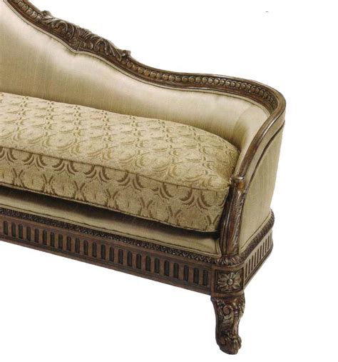 Bt 076 Traditional Chaise Lounge In Walnut Accent Seating
