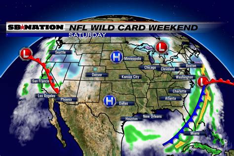 Maybe you would like to learn more about one of these? NFL weather forecast, Wild Card Weekend 2017: Sunday's ...