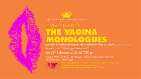 The Vagina Monologues By Eve Ensler Couch Theatre