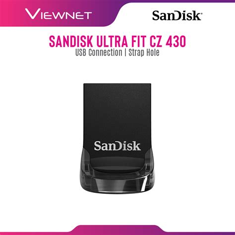 Sandisk Cruzer Ultra Fit Cz430 256gb Usb 31 Flash Drive Pendrive