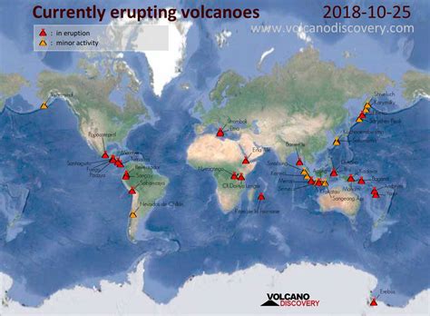 A long dormant volcano on the reykjanes peninsula in southwestern iceland flared to life on friday night, spilling lava down two sides in that area's first volcanic eruption in nearly 800 years. Volcanic activity worldwide 25 Oct 2018: Fuego volcano ...