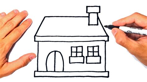 Como Dibujar Una Casa Dibujo Fácil Y Rápido De Una Casa Social