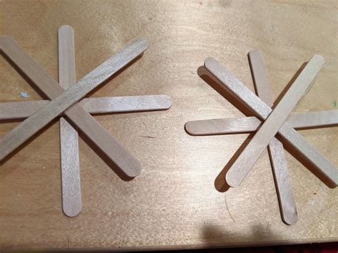 Making Popsicle Stick Snowflake Ornaments My Frugal Christmas