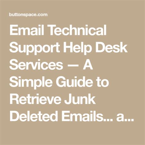 Email Technical Support Help Desk Services — A Simple Guide To Retrieve