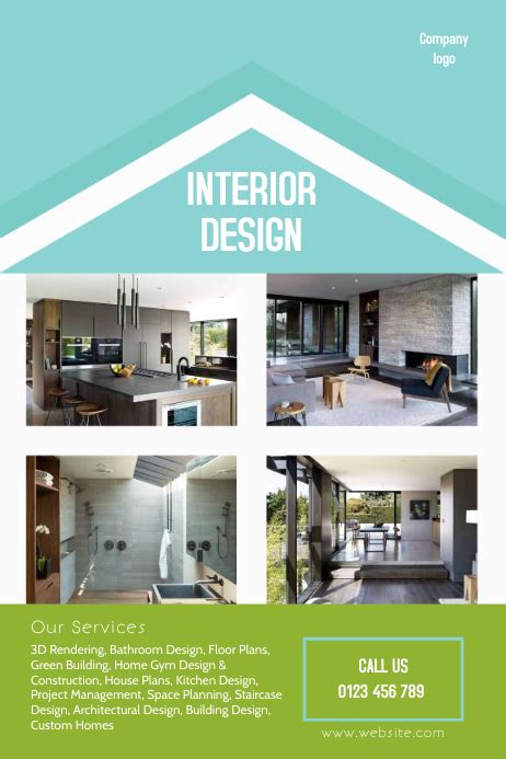 Interior Design Flyers Template Postermywall