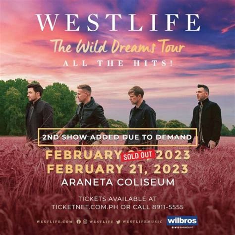 Westlife Back In Manila For The Wild Dreams Tour In 2023 Philippine