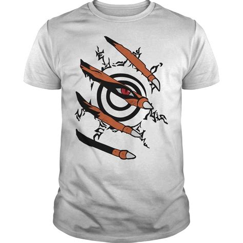 Naruto Nine Tails 240910 1 White Shirts T Shirt Naruto T Shirt