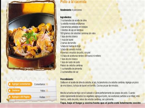 Aquí, las recetas de cocina son recetas de comida casera, tradicional y mediterránea española y andaluza. Recetas De Cocina