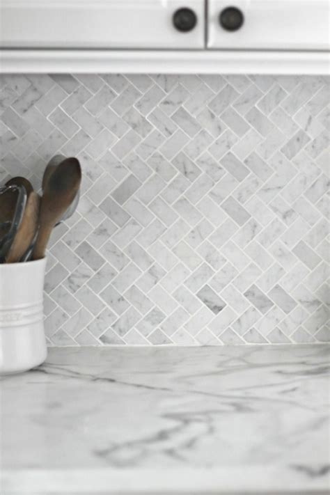 Herringbone Grey Splash Back Tiles Kitchen Makeover Kitchen Tiles