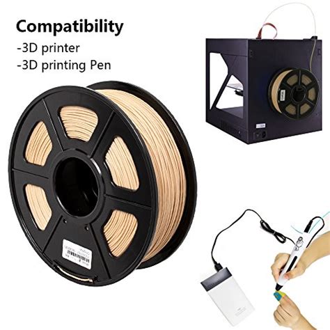 Like their 3d printer counterparts, 3d pens utilize heat to extrude malleable plastic. SUNLU Wood Filament - 1.75 mm 3D Printer Filament,1kg ...
