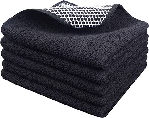 Sinland Microfiber Dish Cloth Kitchen Cloths Cleaning Cloths With Poly