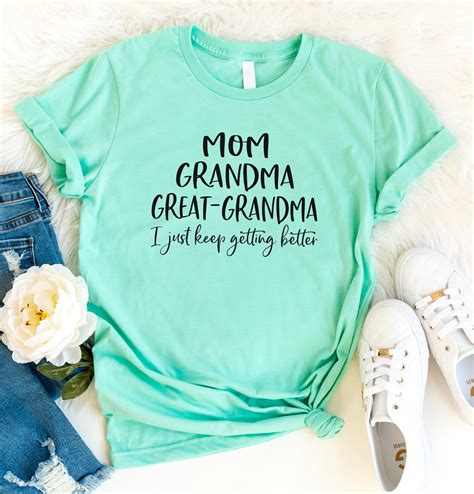Great Grandma Shirt Great Grandma T Pregnancy Etsy