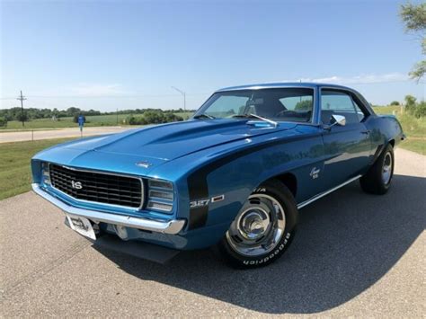 1969 Camaro Rsss 327 Auto Ac Metallic Blue Fully Restored Classic