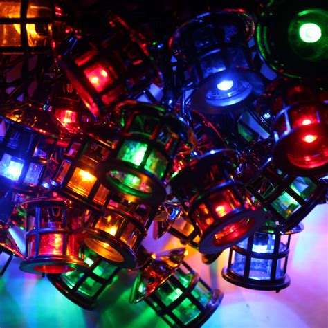 Retro Led Christmas Lantern Lights
